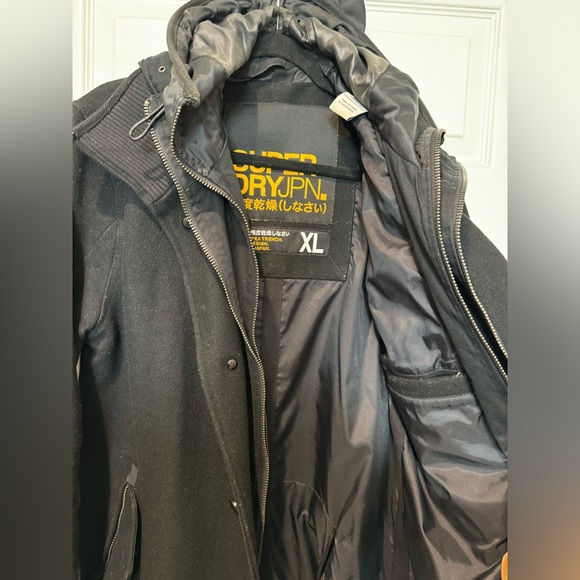 Superdry “Premier Pea Trench” Coat XL - Picture 6 of 12